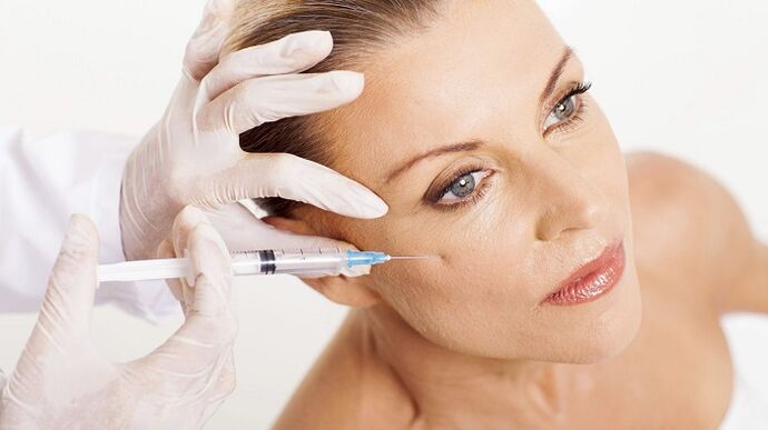 injection facial skin rejuvenation