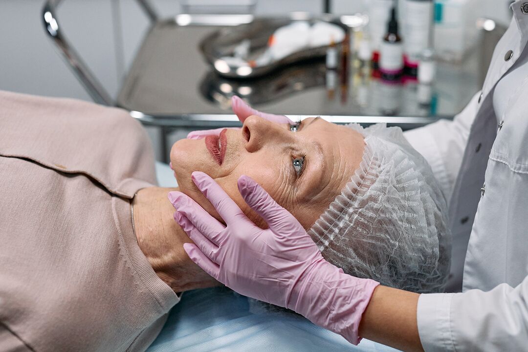 Preparation of facial skin for deep renewal, which is necessary from the age of 50