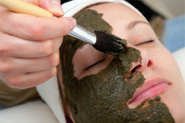 Algae mask for firmness and elasticity of the skin